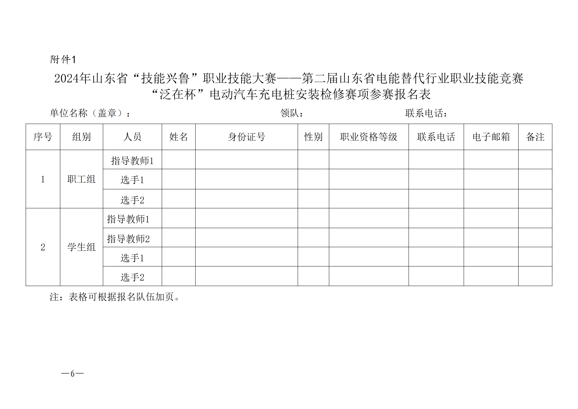 关于举办2024年山东省“技能兴鲁”职业技能大赛第二届山东省电能替代行业职业技能竞赛“鲁软杯”电动汽车充电桩安装检修赛项的通知_05